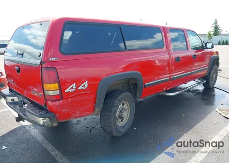 2002 Chevrolet Silverado 2500Hd Lt from USA, damaged, VIN 1GCHK23U12F155325